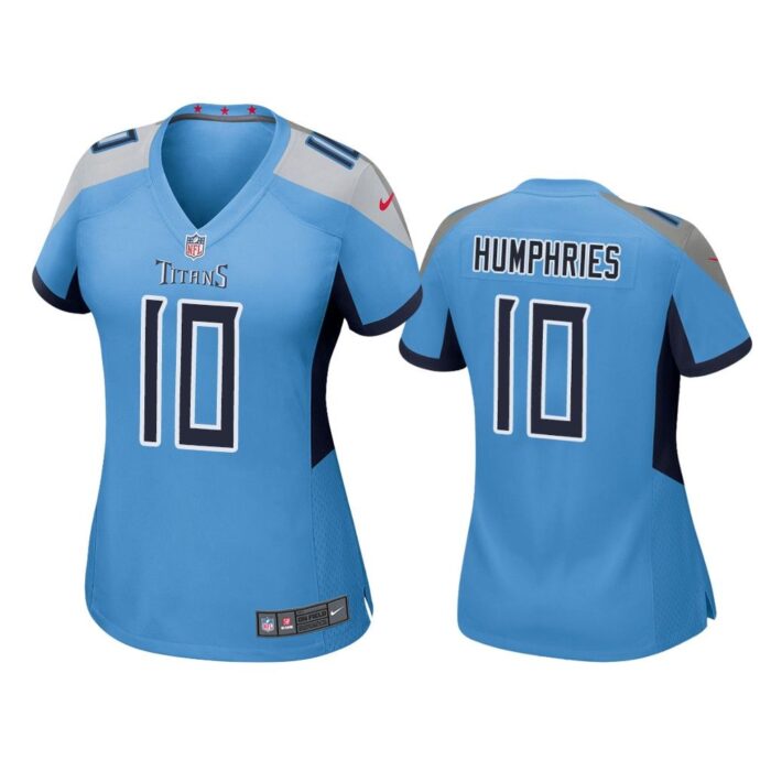 Women Adam Humphries #10 Tennessee Titans Light Blue Game Jersey