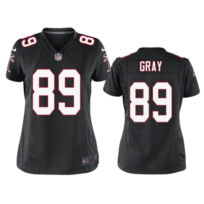 Women Alex Gray #89 Atlanta Falcons Black Alternate Game Jersey