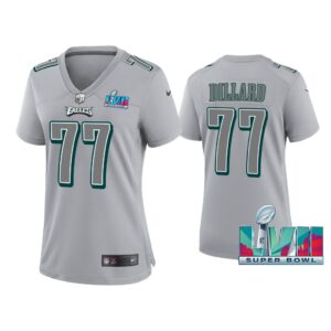 Women Andre Dillard Philadelphia Eagles Super Bowl LVII Gray Atmosphere Jersey