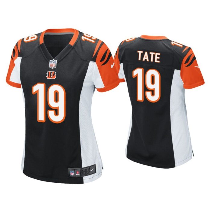 Women Auden Tate Cincinnati Bengals Black Game Jersey