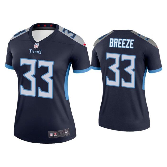 Women Brady Breeze Tennessee Titans Navy Legend Jersey