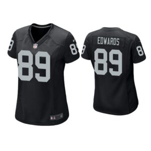 Women Bryan Edwards Las Vegas Raiders Black Game Jersey