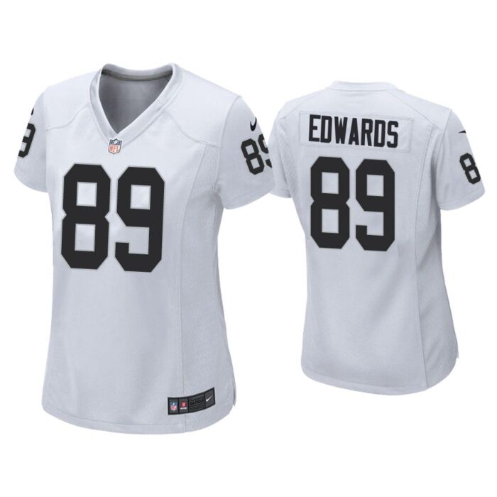 Women Bryan Edwards Las Vegas Raiders White Game Jersey