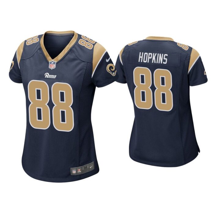 Women Brycen Hopkins Los Angeles Rams Navy Game Jersey