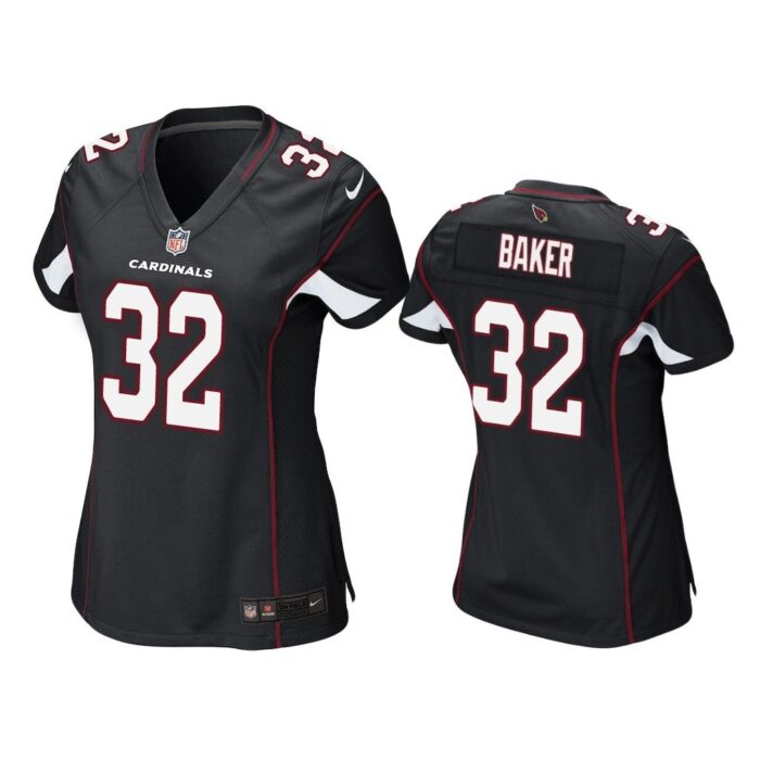 Women Budda Baker Arizona Cardinals Black Game Jersey