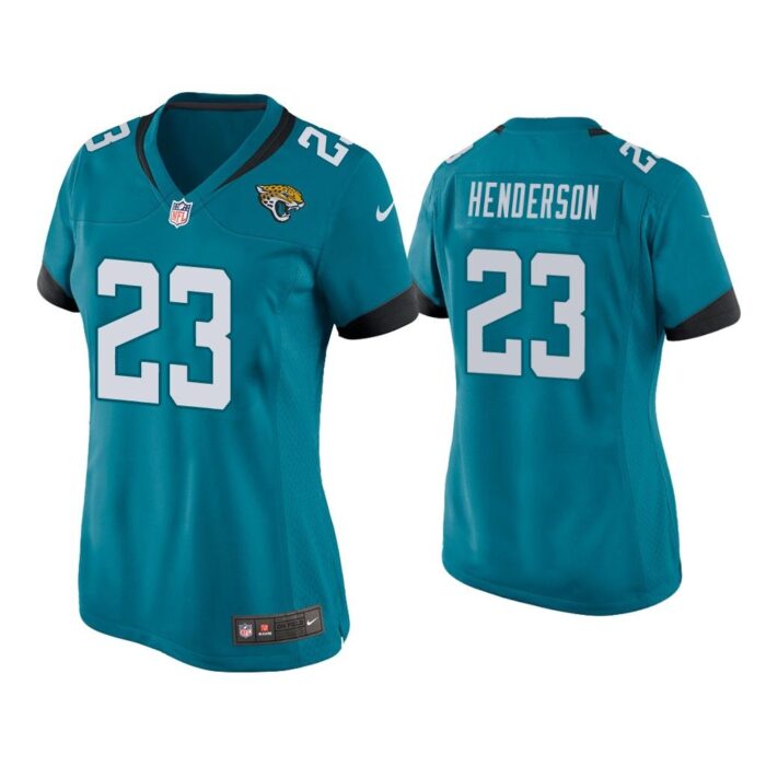 Women C.J. Henderson Jacksonville Jaguars Teal Game Jersey