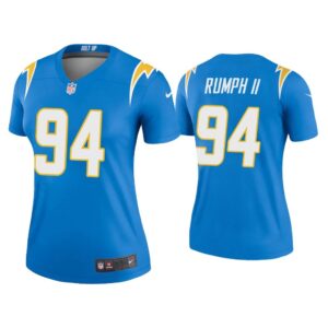 Women Chris Rumph II Los Angeles Chargers Powder Blue Legend Jersey