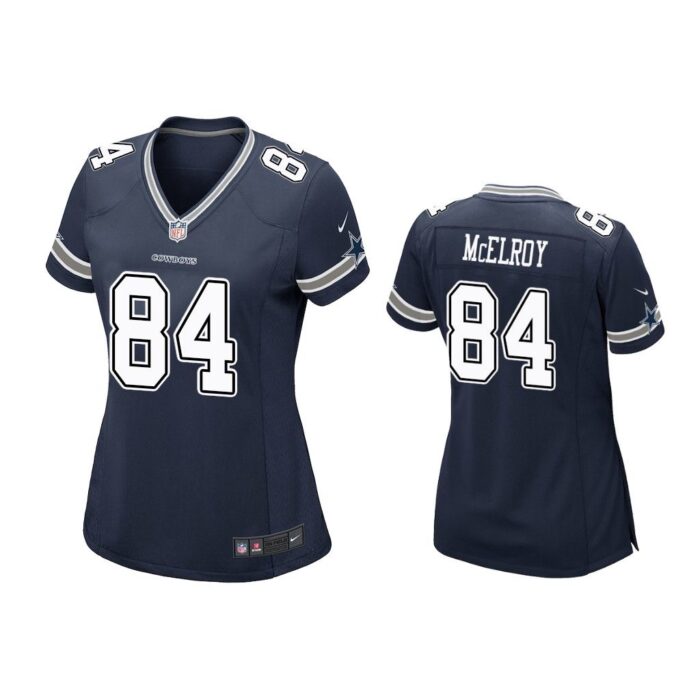 Women Codey McElroy #84 Dallas Cowboys Navy Game Jersey