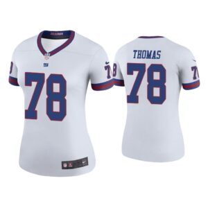 Women Color Rush Legend Andrew Thomas New York Giants White Jersey