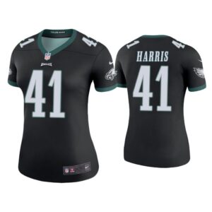 Women Color Rush Legend Anthony Harris Philadelphia Eagles Black Jersey