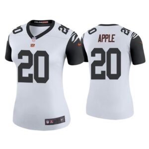 Women Color Rush Legend Eli Apple Cincinnati Bengals White Jersey