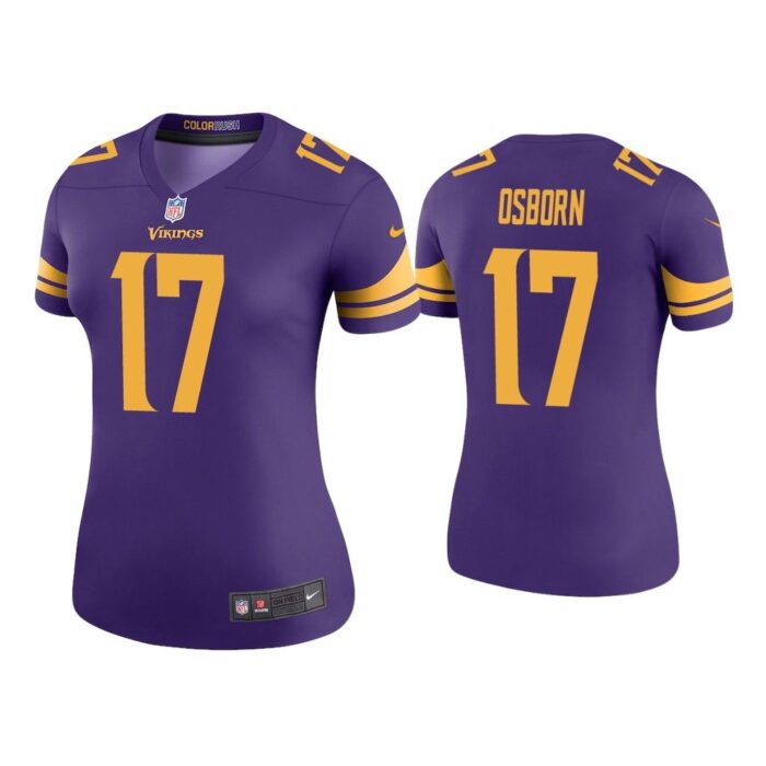 Women Color Rush Legend K.J. Osborn Minnesota Vikings Purple Jersey