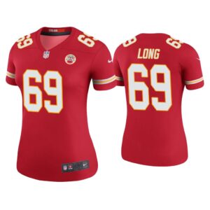 Women Color Rush Legend Kyle Long Kansas City Chiefs Red Jersey