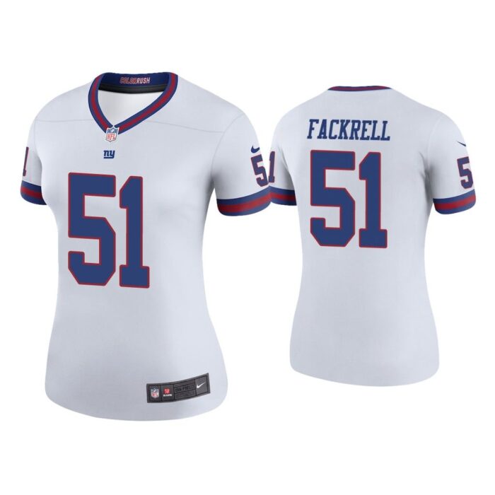 Women Color Rush Legend Kyler Fackrell New York Giants White Jersey