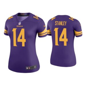 Women Color Rush Legend Nate Stanley Minnesota Vikings Purple Jersey