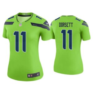 Women Color Rush Legend Phillip Dorsett Seattle Seahawks Green Jersey