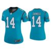 Women Color Rush Legend Sam Darnold Carolina Panthers Blue Jersey