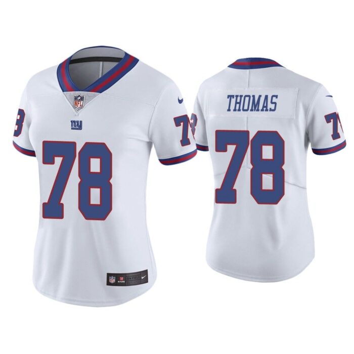 Women Color Rush Limited Andrew Thomas New York Giants White Jersey