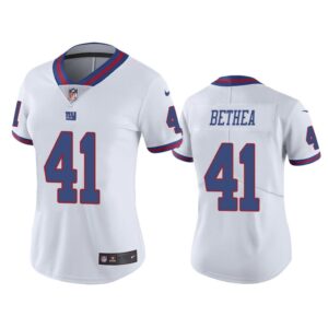 Women Color Rush Limited Antoine Bethea #41 New York Giants White Jersey