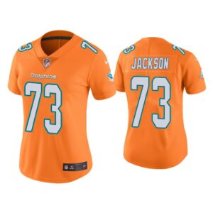 Women Color Rush Limited Austin Jackson Miami Dolphins Orange Jersey