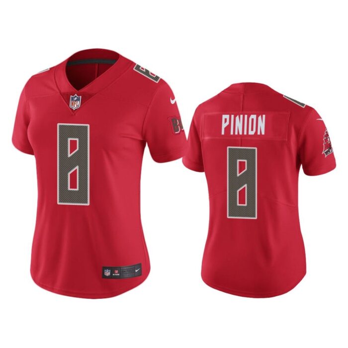 Women Color Rush Limited Bradley Pinion #8 Tampa Bay Buccaneers Red Jersey