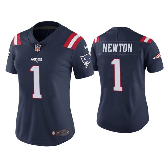 Women Color Rush Limited Cam Newton New England Patriots Navy Jersey