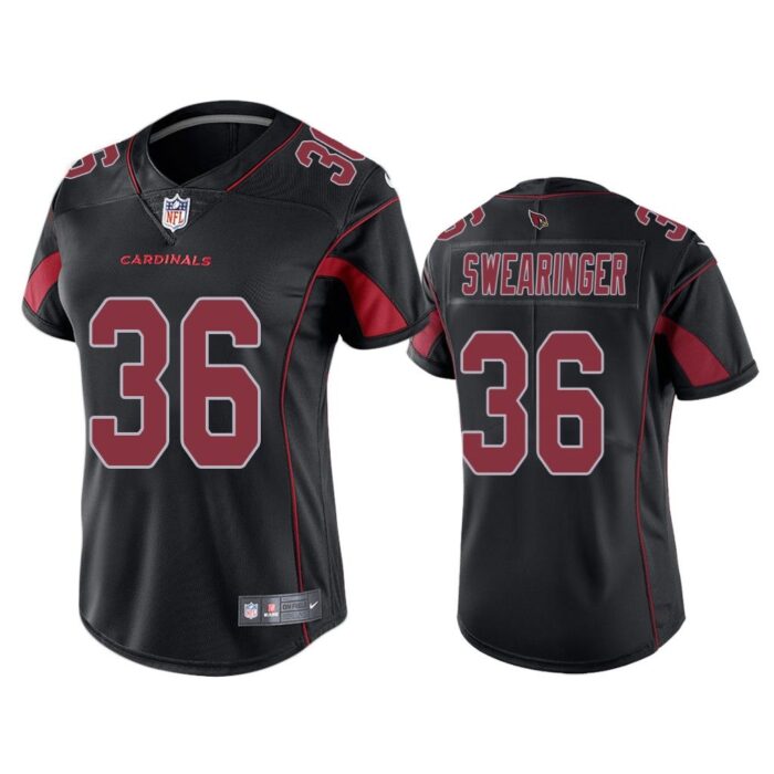 Women Color Rush Limited D.J. Swearinger Arizona Cardinals Black Jersey