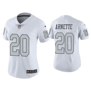 Women Color Rush Limited Damon Arnette Las Vegas Raiders White Jersey