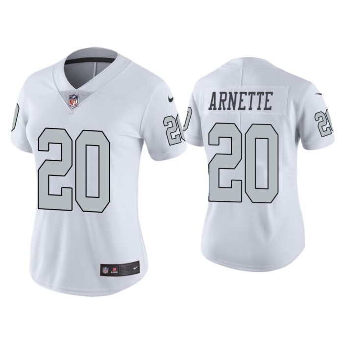 Women Color Rush Limited Damon Arnette Las Vegas Raiders White Jersey