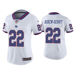 Women Color Rush Limited Dravon Askew-Henry New York Giants White Jersey