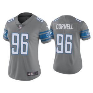 Women Color Rush Limited Jashon Cornell Detroit Lions Steel Jersey