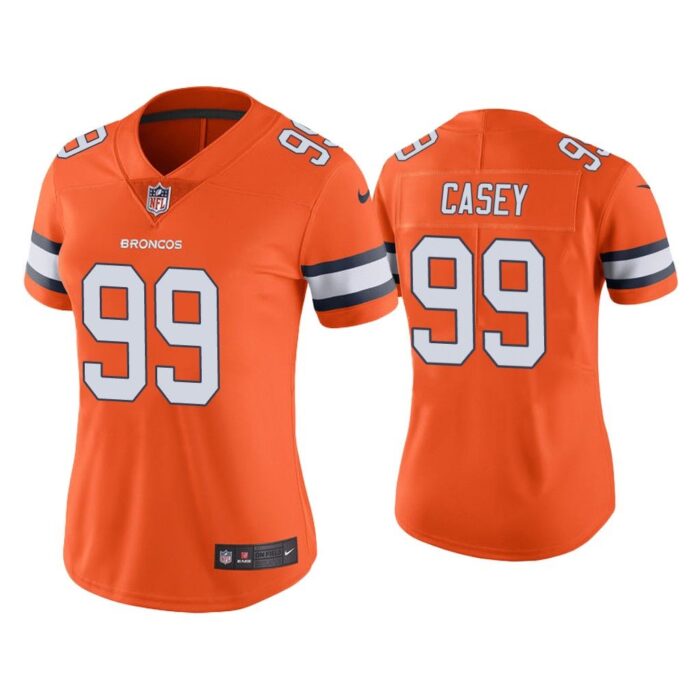 Women Color Rush Limited Jurrell Casey Denver Broncos Orange Jersey