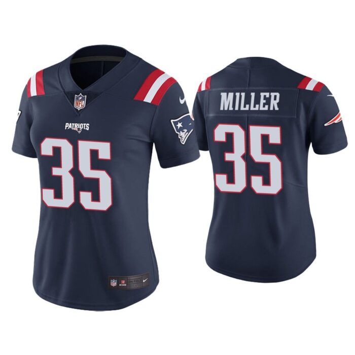 Women Color Rush Limited Lamar Miller New England Patriots Navy Jersey