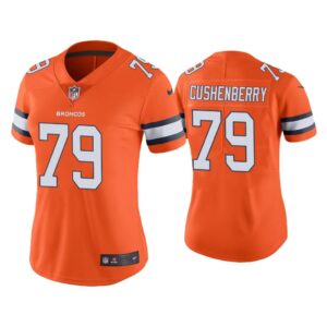 Women Color Rush Limited Lloyd Cushenberry Denver Broncos Orange Jersey