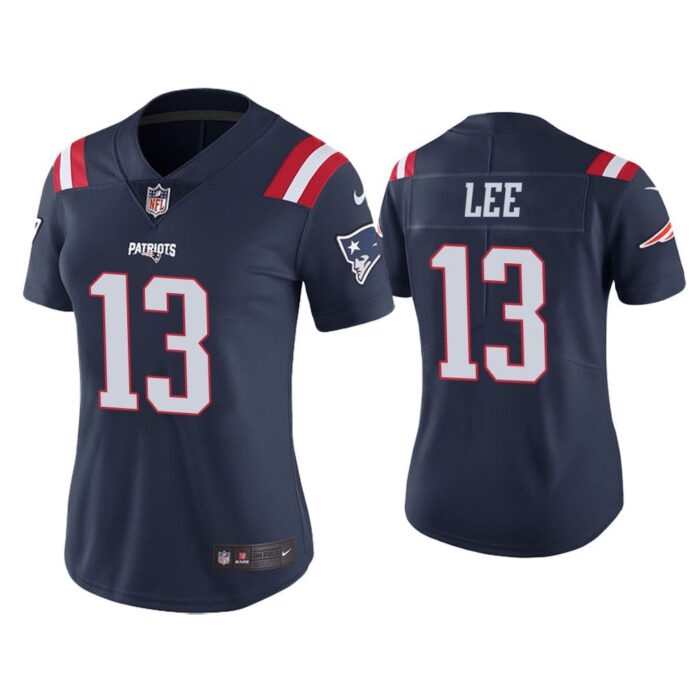 Women Color Rush Limited Marqise Lee New England Patriots Navy Jersey