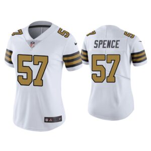 Women Color Rush Limited Noah Spence New Orleans Saints White Jersey