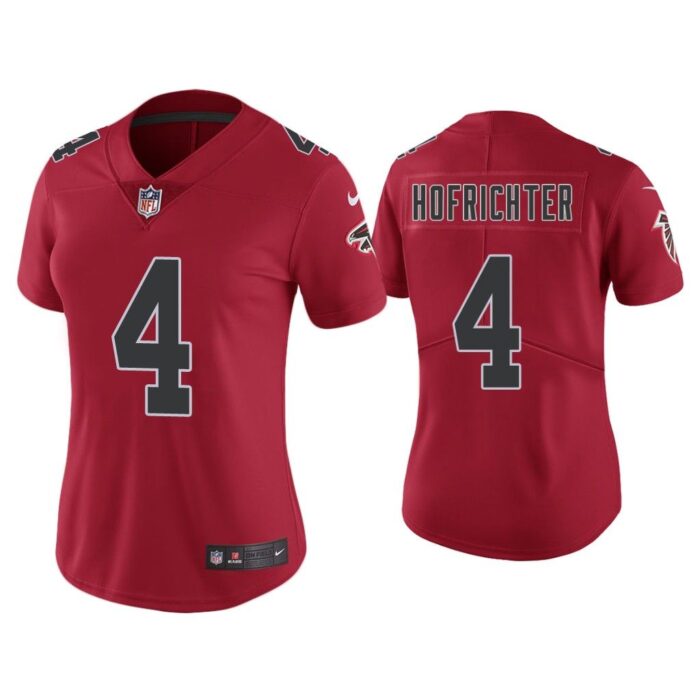 Women Color Rush Limited Sterling Hofrichter Atlanta Falcons Red Jersey