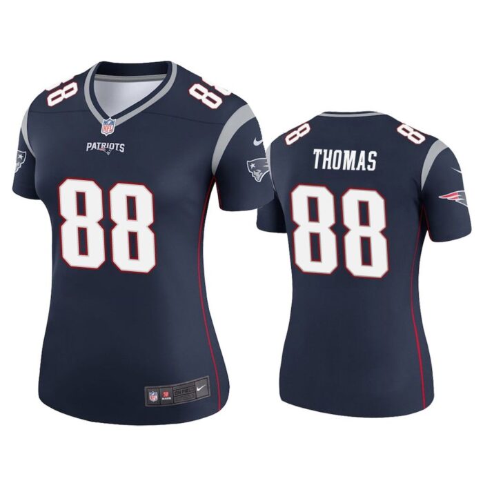 Women Demaryius Thomas #88 New England Patriots Navy Legend Jersey