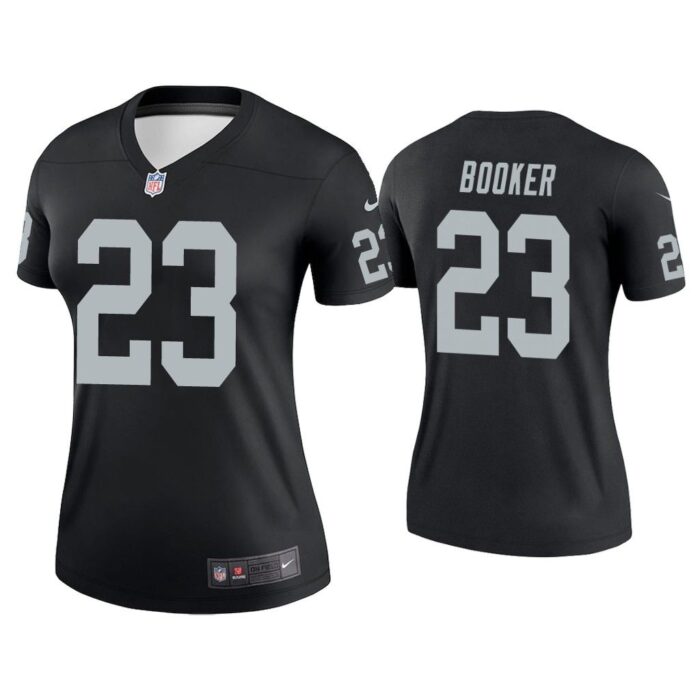 Women Devontae Booker Las Vegas Raiders Black Legend Jersey