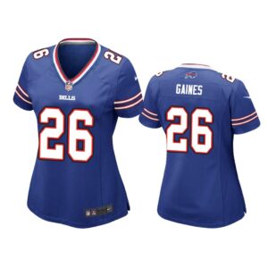 Women E.J. Gaines Buffalo Bills Royal Game Jersey