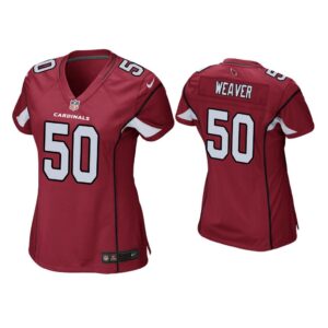 Women Evan Weaver Arizona Cardinals Cardinal Game Jersey