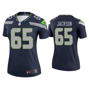 Women Gabe Jackson Seattle Seahawks Navy Legend Jersey