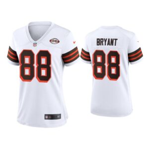 Women Harrison Bryant Cleveland Browns White 1946 Collection Alternate Game Jersey