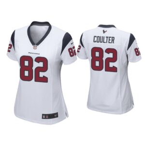 Women Isaiah Coulter Houston Texans White Game Jersey