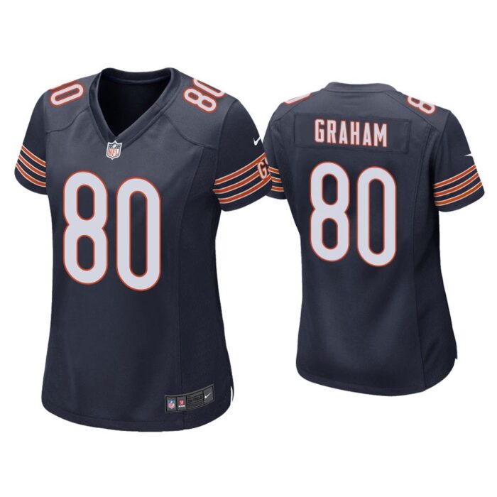 Women Jimmy Graham Chicago Bears Navy Game Jersey