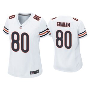 Women Jimmy Graham Chicago Bears White Game Jersey