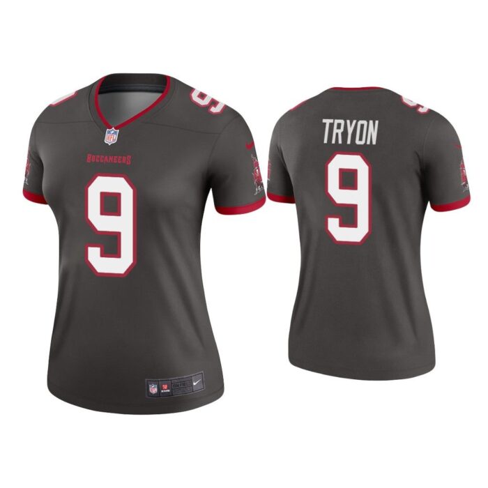 Women Joe Tryon Tampa Bay Buccaneers Pewter Legend Jersey