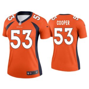 Women Jonathon Cooper Denver Broncos Orange Legend Jersey