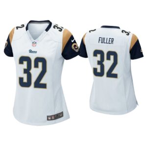 Women Jordan Fuller Los Angeles Rams White Game Jersey