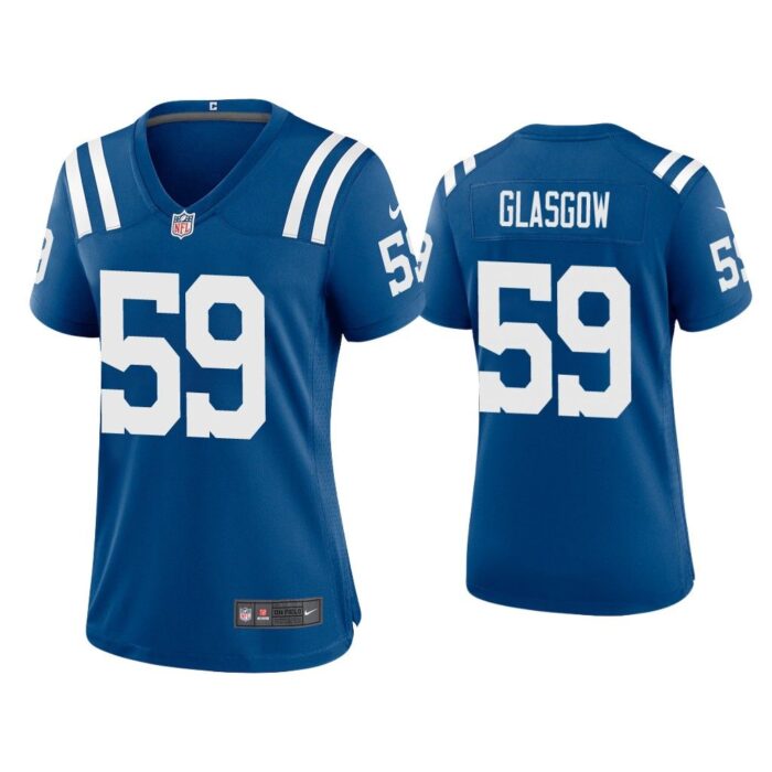 Women Jordan Glasgow Indianapolis Colts Royal Game Jersey